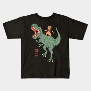 T-Rex Catana Cat Kids T-Shirt